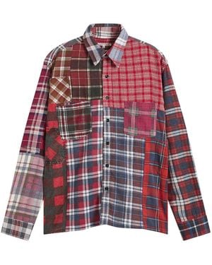 Needles Flannel Shirt - Red