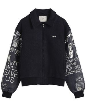 Arte' Art Saves University Jacket - Black