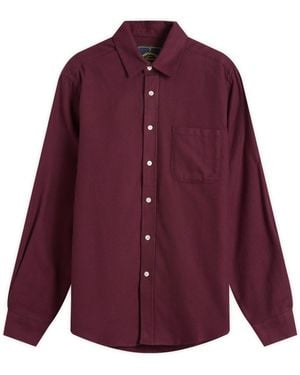 Portuguese Flannel Teca Flannel Shirt - Purple