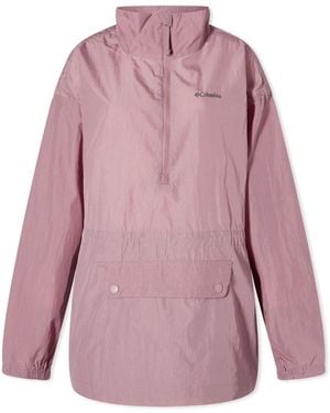 Columbia Paracutie Anorak Windbreaker - Purple