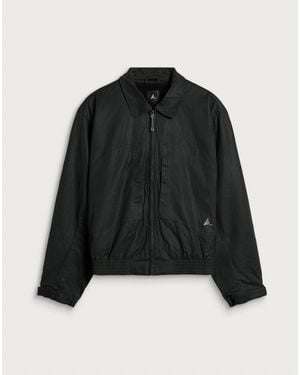 ROA Pilot Waxed Canvas Jacket - Black