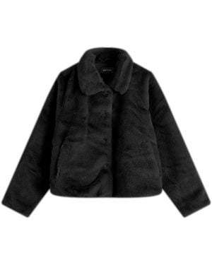 Meotine Kelly Faux Fur Jacket - Black