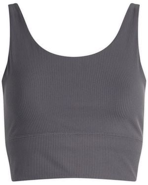 Nike Zenvy Wide Rib Bra - Grey