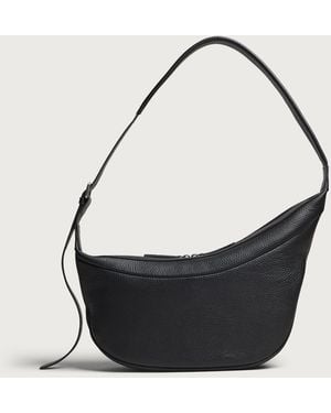 GRAMS28 192 Essential Half Moon Bag - Black