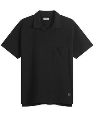 Universal Works Piquet Vacation Polo - Black