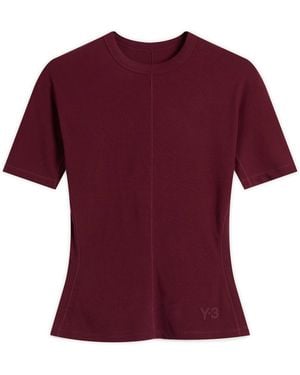 Y-3 Fitted T-Shirt - Purple