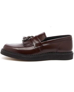 Fred Perry X George Cox Tassel Loafer - Brown
