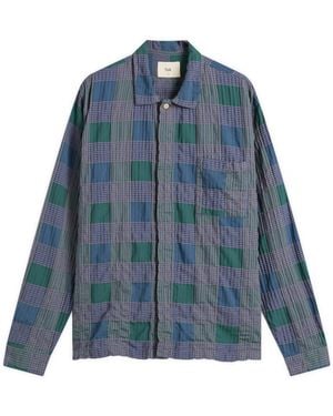 Folk Patch Shirt - Blue