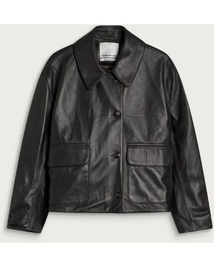 YMC Edge Leather Jacket - Black