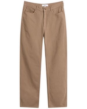 Palmes Coarse Pants - Brown