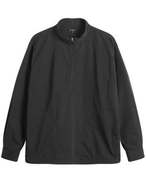 Beams Plus Tech Stand Collar Pullover - Black