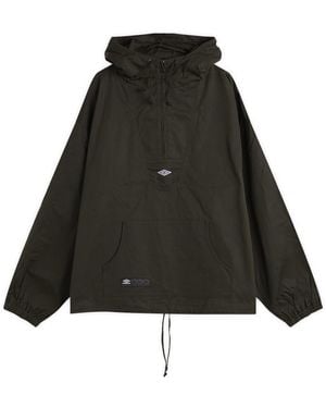 Umbro by Slam Jam Masked Waxed Anorak - Black