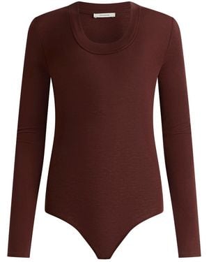 Entire studios Circle Neck Bodysuit - Brown