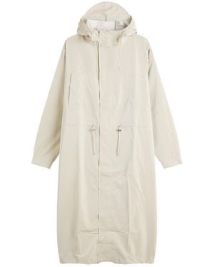 Rains Bold Longest Jacket - White
