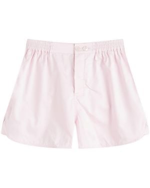 Hay Outline Pyjama Shorts - Pink