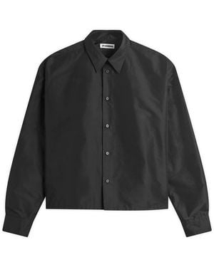 Jil Sander Nylon Shirt Jacket - Black