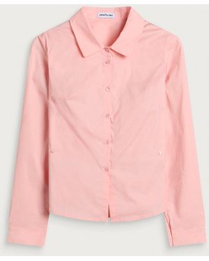 Peachy Den Cinch Shirt - Pink