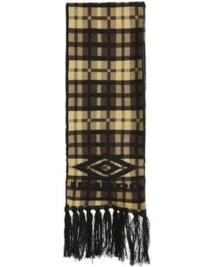 Umbro Checked Knit Scarf - Black