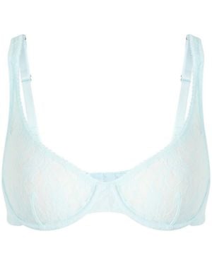 Fruity Booty All Over Lace Bra - Blue