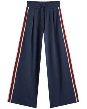 Weekend by Maxmara Marsala Wide Leg Sweatpants - Blue