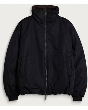 Tala High Neck Reversible Bomber Jacket - Blue
