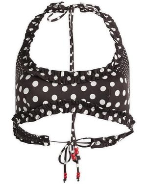 Damson Madder Cove Bikini Top - Black