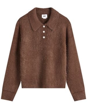 Obey Esme Polo Sweater - Brown