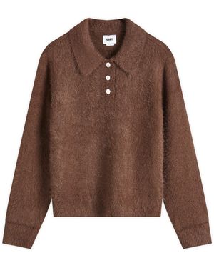 Obey Esme Polo Sweater - Brown