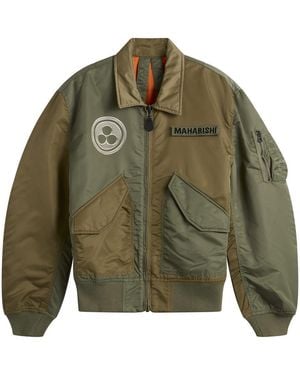 Maharishi Maha Peace Rally Ma2 Jacket - Green