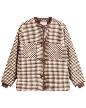 House Of Sunny Retro Blanket Jacket - Brown