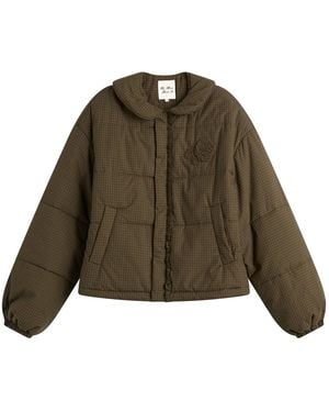 My Mum Made It Rosette Puffer Jacket - Green