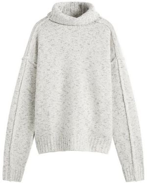 Won Hundred Bristol Reverse Seam Turtle Neck Jumper - Grey