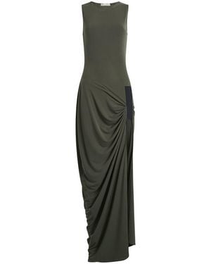 Coperni Taped Suspended Dress - Green