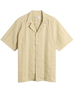 Forét Peer Jacquard Stripe Vacation Shirt - Natural