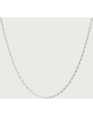 Common Lines Mini Marina Necklace - Metallic