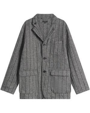 Engineered Garments Herringbone Wool Loiter Jacket - Gray