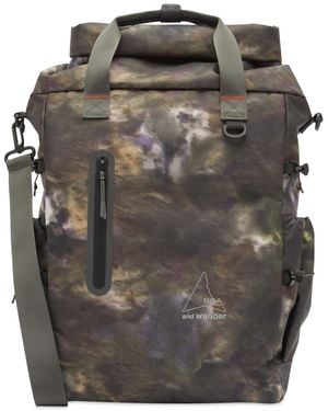 and wander X Roa Camouflage 2-Way Tote Bag - Grey