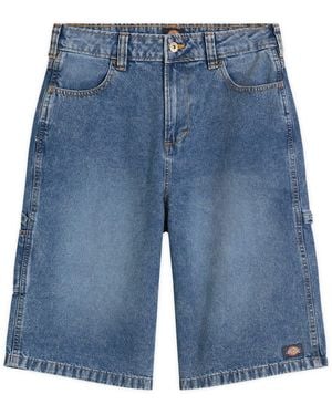 Dickies Carpenter Denim Jort - Blue
