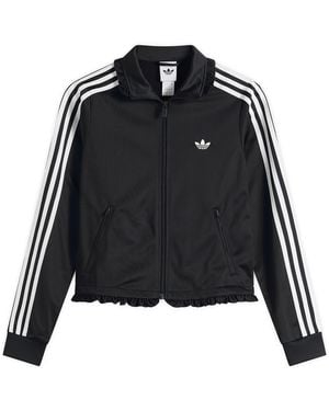 adidas Pleated Firebird Track Top - Black