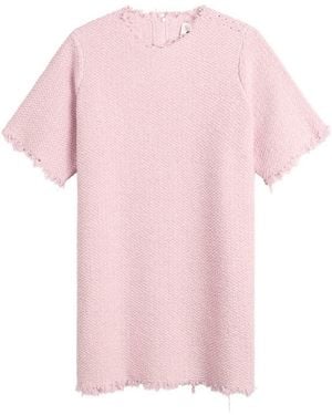 Jil Sander Textured T-Shirt Dress - Pink