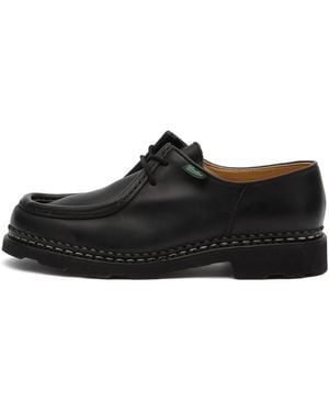 Paraboot Michael Leather Lace Up Derby Shoe - Black