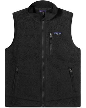 Patagonia Retro Pile Vest - Black