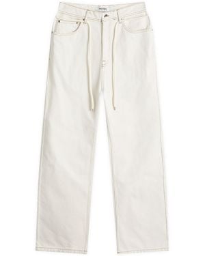 About Blank Straight Leg Denim Jeans - White