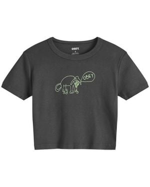 Obey Angry Dog T-Shirt - Black