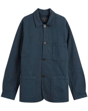 Portuguese Flannel Labura Chore Jacket - Blue