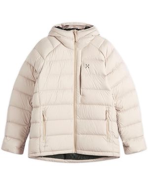 Haglöfs Rosson Pertex Down Hooded Jacket - Natural