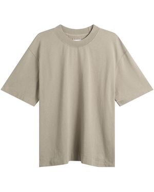 MHL by Margaret Howell Flatlock Crew T-Shirt - Natural