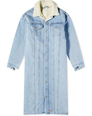 ERL X Levis Sherpa Duster Jacket - Blue