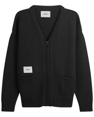 WTAPS Palmer Zip Cardigan - Black