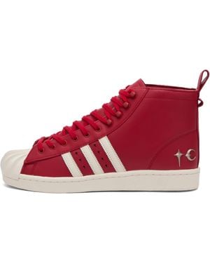 adidas X Thug Club Superstar Boot Luxe - Red